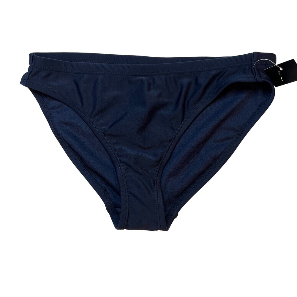 IDeology Navy Blue Solid Bikini Bottom Girls Size‎ Medium New